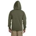 thumbnail image 2 of Men's Organic/Recycled Full-Zip Hooded Sweatshirt - JUNGLE - XL, 2 of 3