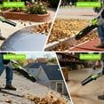 thumbnail image 7 of Cordless Leaf Blower 620MPH Electric Blower with 2x4.0AH Battery and Charger CTV Speeds Powerful Blowers for Lawn Care,Patio,Garden & Debris Clearing, 7 of 7