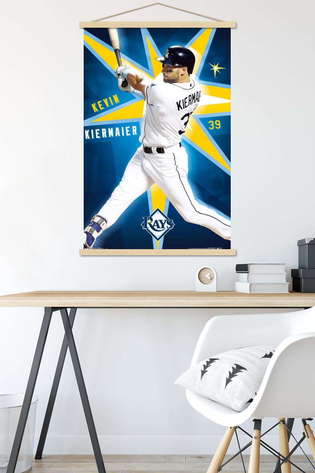 Kevin Kiermaier baseball Paper Poster Blue Jays 6 - Kevin