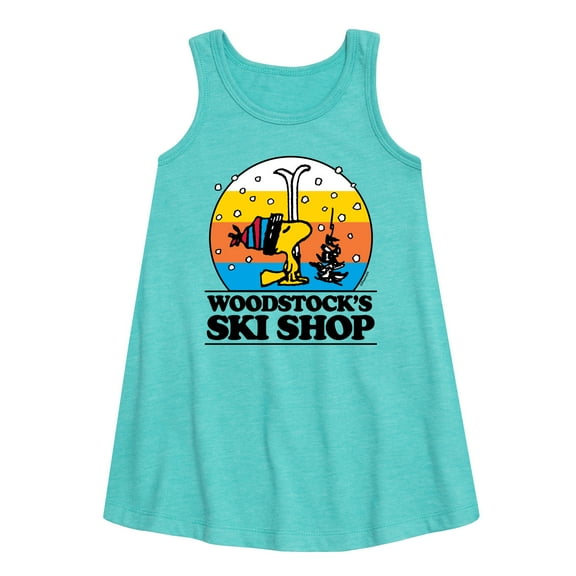 Peanuts - Woodstocks Ski Shop - Toddler & Youth Girls A-line Dress