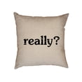 thumbnail image 1 of really? Decorative Linen Throw Cushion Pillow Case with Insert, 1 of 6