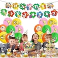 thumbnail image 4 of Pikmin Party Supplies Captain Olimar Video Game Birthday Party Decorations with Happy Birthday Banner Cake Topper Balloons for Kids(2), 4 of 4
