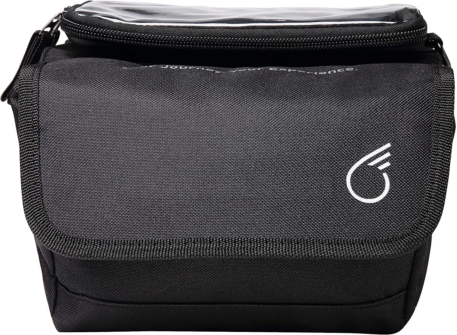 sixthreezero Bicycle Pannier Bag Rear Rack Trunk with Waterproof Front Frame, Double Sided, Phone Holder, Black