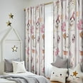 thumbnail image 5 of Blackout Kids Curtains,Pink Halloween Ghosts Childrens Insulated Curtains Set Of 2,Bedroom Essentials,Toddler Room Decor 52"x84", 5 of 5