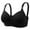 Black, variant on Fsqjgq Bras for Women Underwear Sports Bras Gym Bralettes Cotton Bras for Women Wirefree Casual Breathable Knit Ribbed Top Bra Underwear Without Steel Ring Gathering and Adjusting Bra Yoga Tops