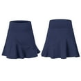 thumbnail image 2 of Idoravan Women's Basic Versatile Skirt Womens Sports Short Skirt Loose Fake Two-piece Anti-peep And Quick-drying Running Fitness Culottes Tennis Skirt, 2 of 3