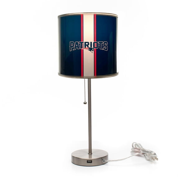 Imperial New England Patriots Chrome Desk Lamp
