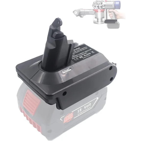 V6 Battery Adapter for Bosch 18V Li-ion Battery Convert to For Dyson V6 Series
