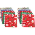 thumbnail image 1 of PEACNNG 16 Pcs Patchwork Head Christmas Sewing Fabric Cotton Square Fat Quarter Bundles, 1 of 6