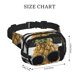 thumbnail image 4 of Fotbe Pineapple With Black Glasses Cangurera Cuadrada con Estampado de Doble Capa, Bolsa de Cintura Ajustable Mini para Hombres y Mujeres, 4 of 9