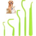 thumbnail image 1 of GHSDFBB 5 Pcs Tick Remover Tick Remover Tools Tick Remover Set Tick Removal Tools Plastic Flea Tweezers Safe Flea Tick Hook Painlessly Ticks Extractor for Dogs, Cats, Humans and Pets, 1 of 7