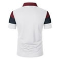 thumbnail image 4 of Ccpelsie Mens Polo Shirts Quick Dry Short Sleeve Golf T Shirt Performance Moisture Wicking Casual Workout(White,3XL), 4 of 4