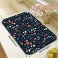 thumbnail image 2 of Cute Flower Dish Drying Mats Super Absorbent Dish Drainer Rack Pad Non-Slip Drying Mat for Kitchen Counter, 24"x16", 2 of 7