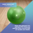 thumbnail image 6 of 26" Exercise Ball, Eco-Friendly Soft Anti-Burst Resistant 65cm Yoga Ball for Adults Durable Gym Fitness to Improve Power - Hibiscus, 6 of 6