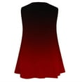 thumbnail image 4 of GA WEIHUA Women's Plus Size Tunic Tank Tops Summer Sleeveless Gradient Color Block Shirts Casual V Neck Camisole Flowy T Shirts(Wine,L), 4 of 5