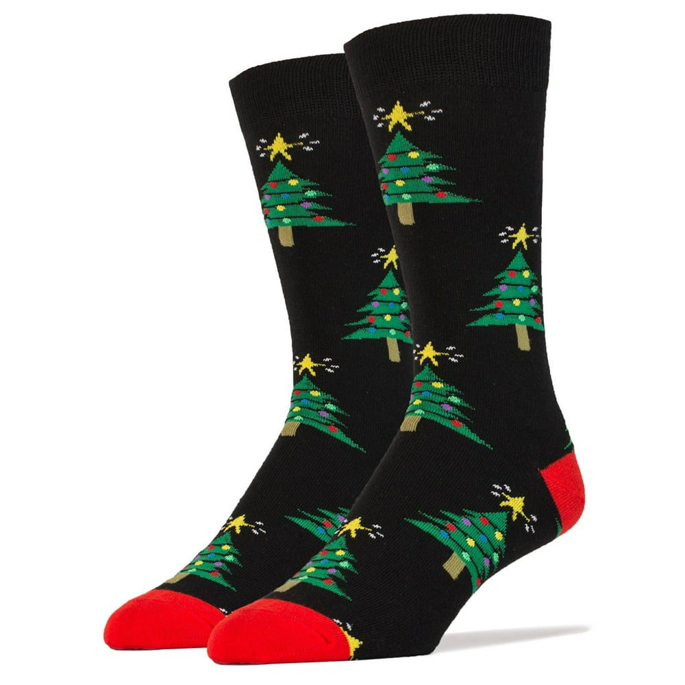 Jyinstyle - Oooh Yeah Men’s Luxury Combed Cotton Crew Socks - O