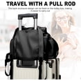 thumbnail image 6 of Multifunctional Travel Organizer Bag for Ladies - Doubles as a Stylish Backpack, Crossbody and Shoulder Bag, Boasts Great Storage Capacity(Khaki), 6 of 7