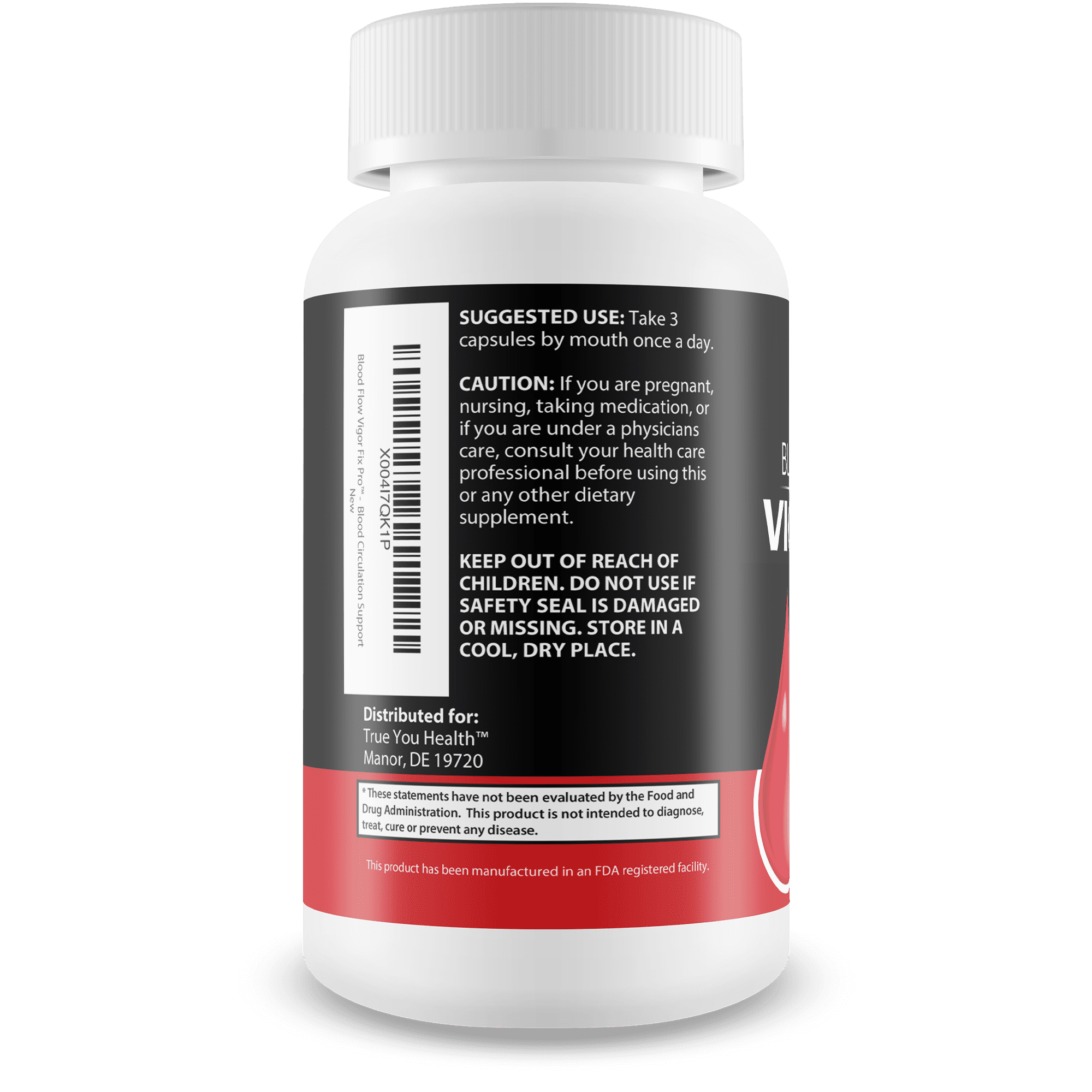Blood Flow Vigor Fix Pro - Our Best Blood Flow Supplement for Men - Poor Circulation Supplements - Blood Circulation Supplements for Men to Increase Blood Flow - Healthy Blood Flow - Men Blood Flow