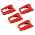 thumbnail image 3 of 4Pcs Record Player Needles Turntable Stylus Replacement Stylus with Cleaner Brush for Vinyl Record Player Phonograph, 3 of 5