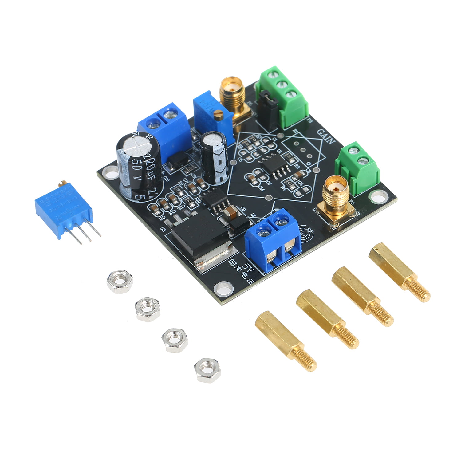 Yorten Programmable Instrument Amplifier Voltage Amplifier Module Adjustable Single Supply Single Ended/Differential MV Microvolt Signal
