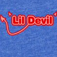 thumbnail image 2 of CafePress - FIN Lil Devil - Cute Infant Baby Football Bodysuit, 2 of 3