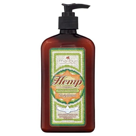 Malibu Hemp Body Lotion for Dry Skin Hemp Moisturizer 18 fl oz