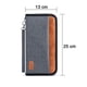 thumbnail image 4 of Cartera de viaje con bloqueo Rfid, bolsa organizadora de documentos, porta pasaporte, gris Sincero Electrónica, 4 of 4