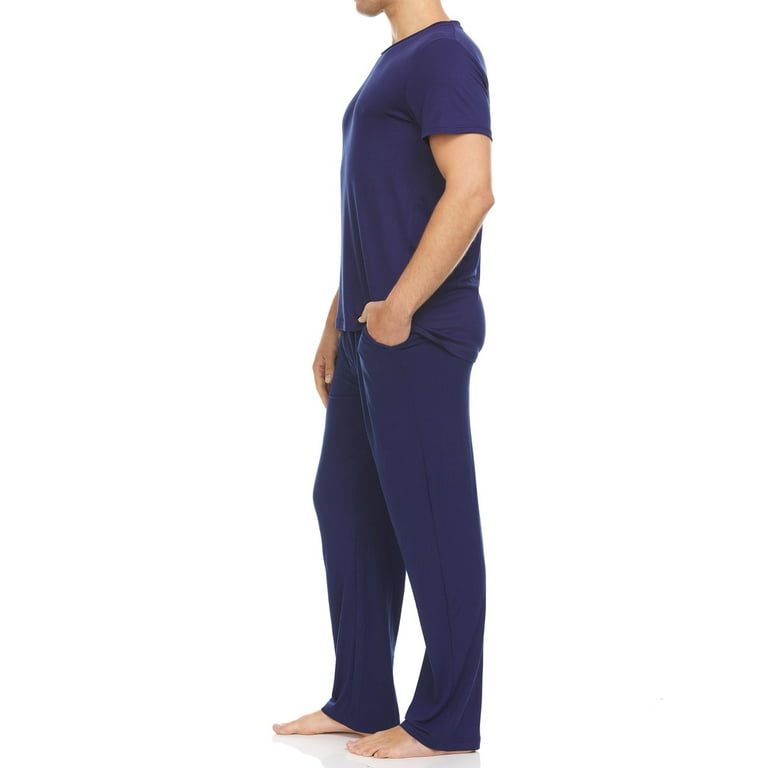 Isotoner, Adult Mens, 2-Piece Supersoft Lounge Sleepwear Set, Sizes S-2XL 