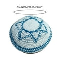 thumbnail image 3 of lanema Trendy Kippah Hat for Adults Comfortable White Jewish Hat for Cultural Occasions, 3 of 8