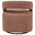 thumbnail image 6 of Coaster Westhill Contemporary Fabric Swivel Accent Chair in Berry, 6 of 11