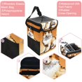 thumbnail image 2 of Pixel Dog Foldable Car Garbage Can with Lid, Leak-proof Hanging Storage Bag - Mini Trash Can for Car, 2 of 6