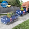 thumbnail image 3 of Furgoneta de noticias Pull Back Kart Racer NKOK TMNT Michelangelo Channel Six, 3 of 5