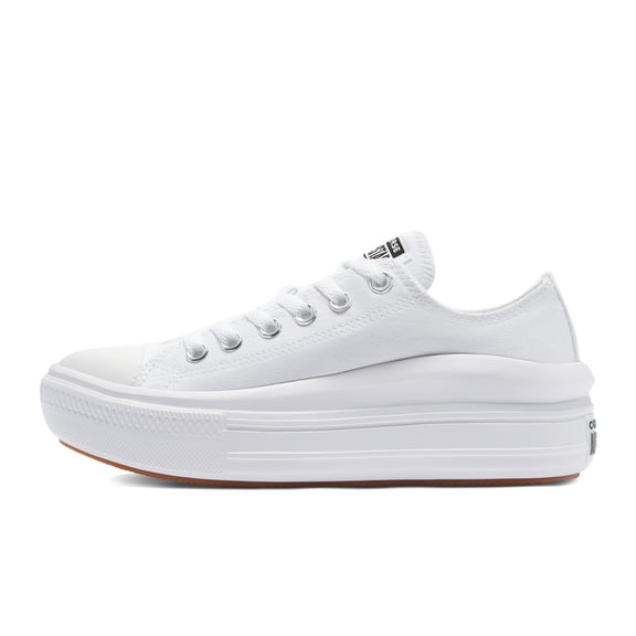 Converse Women's CTAS Move OX, White/White/White, 10