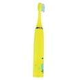 thumbnail image 4 of Cepillo de dientes eléctrico para niños, 4 velocidades, 8 cabezales, carga USB, amarillo, 4 of 14