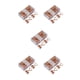 thumbnail image 3 of Inteprter 12 unids/set de papeles con estilo, Clips de carpeta de Metal con forma para oficina, carpeta Elliot muy práctica, oro rosa brillante Type2 NO2, 3 of 6