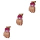 thumbnail image 5 of Monstrate Ramillete de muñeca ligero con forma de rosa, accesorio elegante y femenino, elástica cómoda N27 púrpura rojo Type1 NO1, 5 of 6