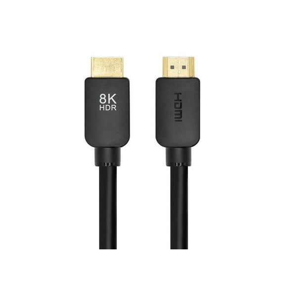 Monoprice Ultra 8K HDMI Cable - 10 Feet - Black | No Logo, High Speed, 8K@60Hz, 48Gbps, Dynamic HDR, eARC, Compatible With PS5 / Xbox Series X & Series S and More