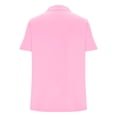 thumbnail image 6 of Blczomt Casual Womens Tops Plus Size Y2K Pink V Neck Blouse Collared Cute 2026,S, 6 of 7