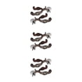 thumbnail image 1 of Soidarity 2x espuelas para caballos, espuelas estilo occidental antióxido para equipos de competición, marrón Type1 NO1, 1 of 6