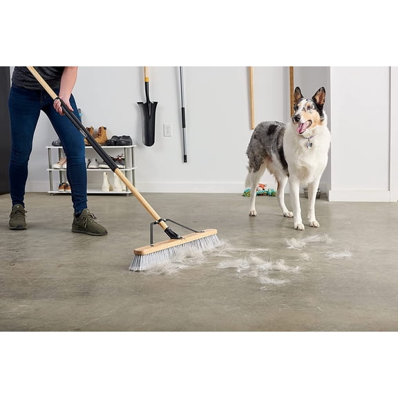 24 Inch Indoor Smooth-Surface Push Broom