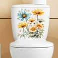 thumbnail image 4 of Lilixerw Toilet Lid Stickers,Removable Waterproof Vinyl Toilet Seat Cover Decal,for Bathroom Washroom Home Office, 4 of 6