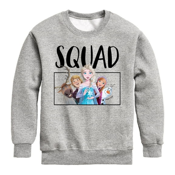Frozen - Squad - Toddler And Youth Crewneck Fleece Sweatshirt