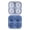 Blue, variant on VKLU 4-Cavity Golf Ball Ice Mold, 2 Inch Large Silicone Sphere Ice Ball Maker with Lid and Funnel, Whiskey Ice Tray for Cocktails and Bourbon, Slow Melting Craft Ice for Golf Lovers Gifts, Pink