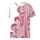 thumbnail image 5 of Tops de Ajuste Suelto para las Mujeres Sudadera Casual Impresa Manga Corta Cuello Redondo Superior, Poliéster, 5 of 5