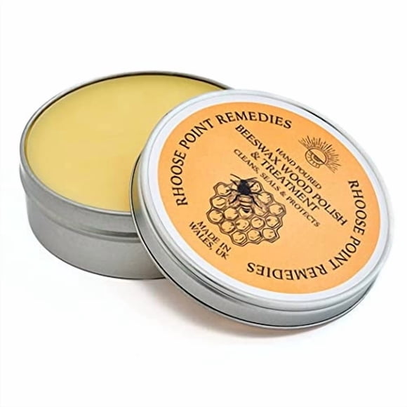 Acondicionador y abrillantador para muebles Beeswax Rhoose Point, 100 ml