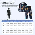 thumbnail image 6 of Kll Solar System Temperatures Diagram Sleepwear Mens Flannel Pajamas,Long Cotton Pj Set, 6 of 9