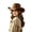 AB242 Brown, variant on Cowboy Hat For Women Wide Brim Casual Lightweight Western Style Sun Hat For All Seasons