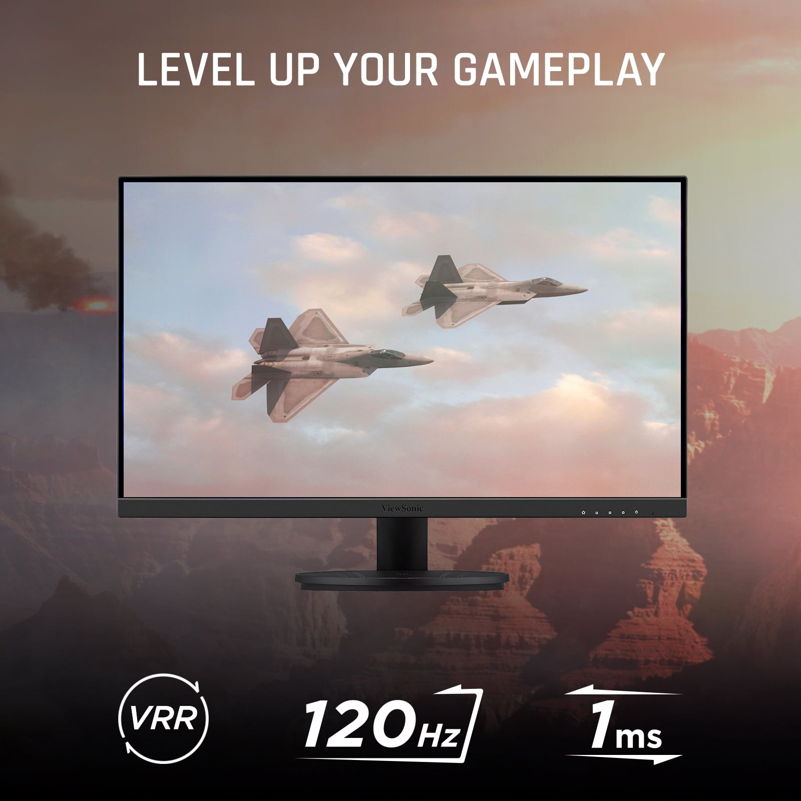 ViewSonic 24" 1080p 1ms 120Hz (OC) IPS Gaming Monitor with USB-C