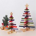 thumbnail image 5 of Wooden Christmas Trees Figurines Christmas Decorations, 5 of 5