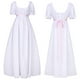 thumbnail image 3 of Vestido de princesa de manga larga para mujer, estilo victoriano, regencia, medieval, disfraz de Bridgerton, 3 of 5